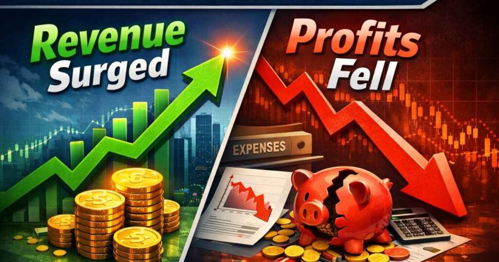 Performance: Revenue Surged, Profits Fell