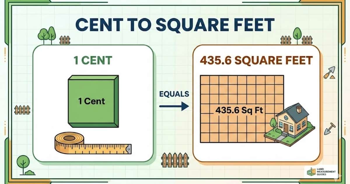 Cent to Square Feet Converter for Real Estate in Punjab