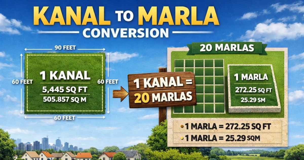 Kanal to Marla Conversion Tool for Punjab Real Estate
